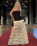 Benicio Strapless A Line Maxi Dress