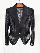 Leldrin Long Sleeve Lace Blazer