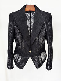 Leldrin Long Sleeve Lace Blazer