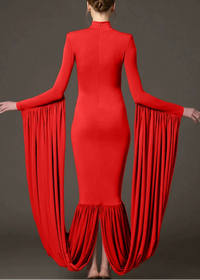 Jasleen High Neck Draped Maxi Dress