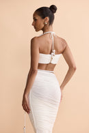 Jehiel Pearl Bodycon Maxi Skirt Set