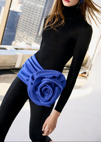 Ronalee Long Sleeve Floral Detail Two Piece Jumpsuit