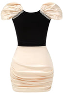 Fairfax Strapless Pearl Sequin Bustier Maxi Dress In Nude