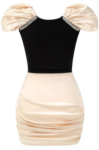 Fairfax Strapless Pearl Sequin Bustier Maxi Dress In Nude