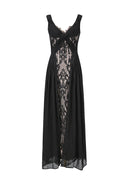 Lodovico Sleeveless Embroidered Maxi Dress