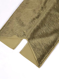 Helaine Halter Tassel Detail Maxi Dress In Green