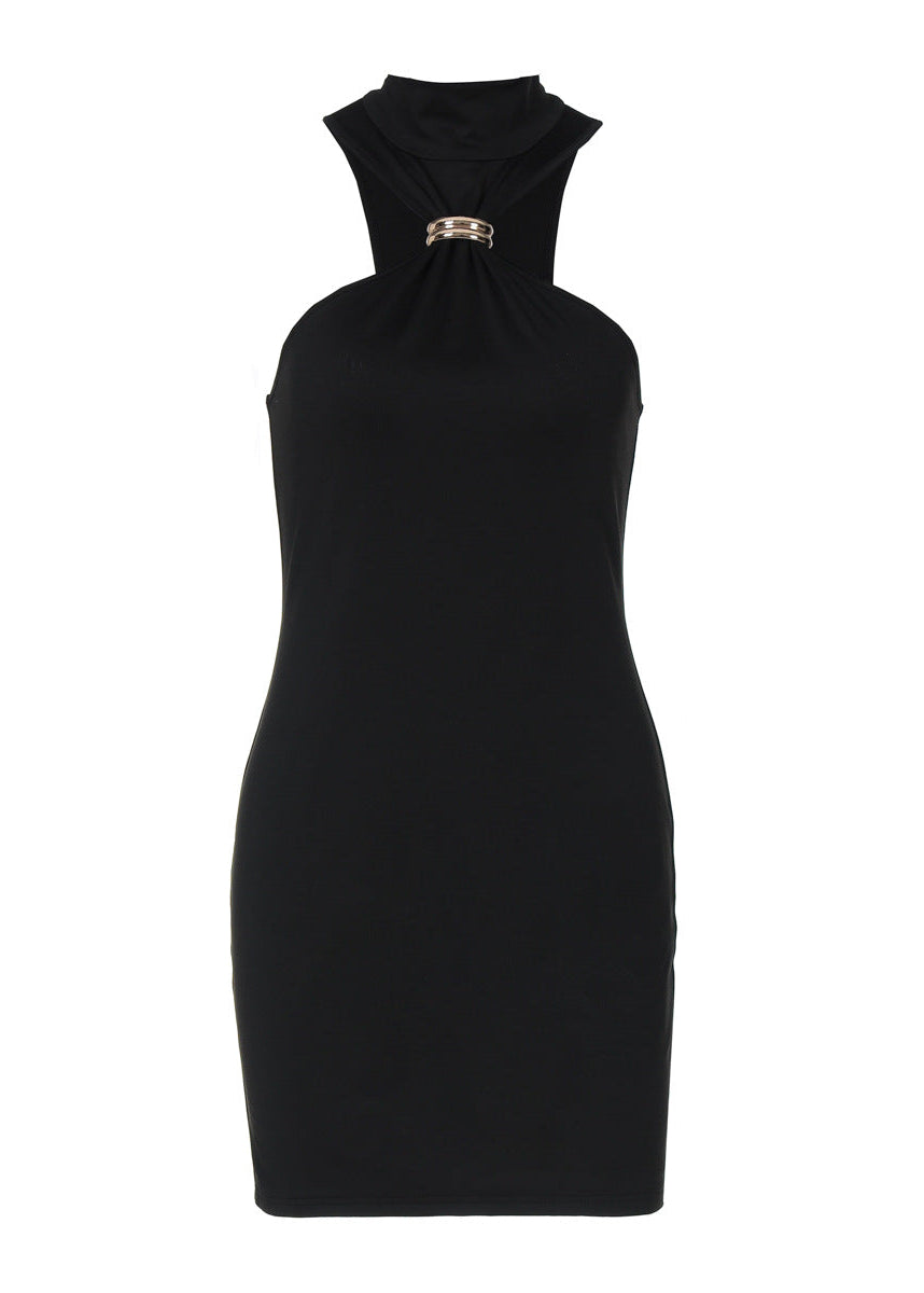Emelye Halterneck Bandage Mini Dress
