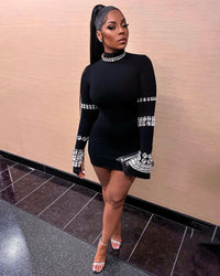 Martha Studded Bandage Dress