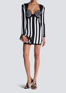 Bitzer Striped Knit Bodycon Mini Dress