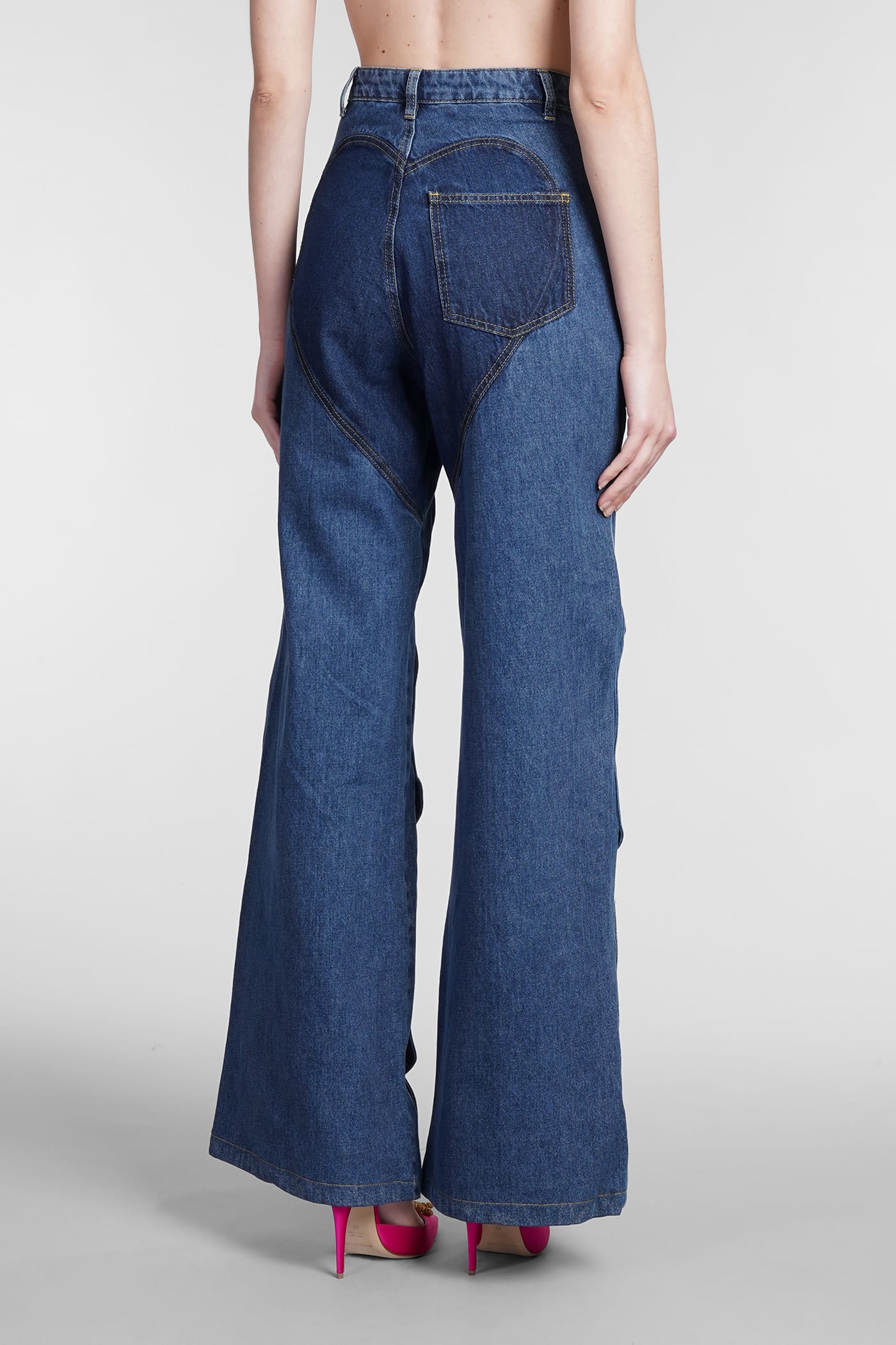 Meryl Cutout Denim Pants