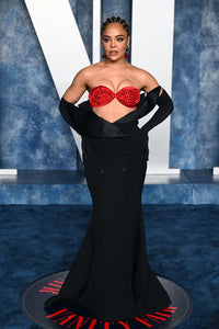 Vicky Floral Gloves Mermaid Maxi Dress