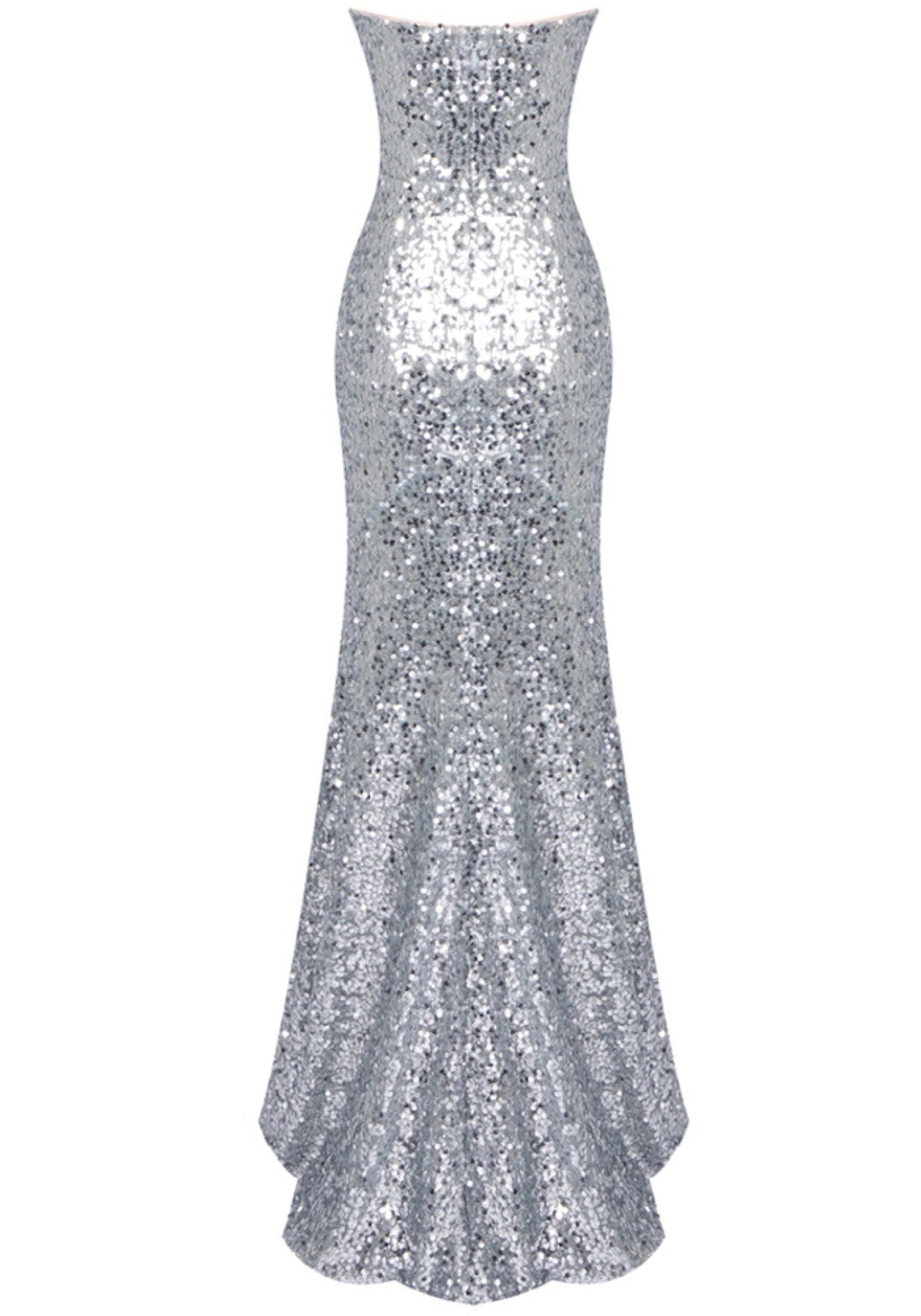 crystal doll corset prom dress Long Crystal Prom Dress: Ladivine CD2420 Light Blue / 2