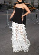 Benicio Strapless A Line Maxi Dress