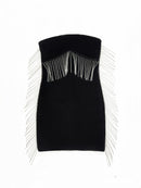 Terlyn Tassel Bandage Mini Dress