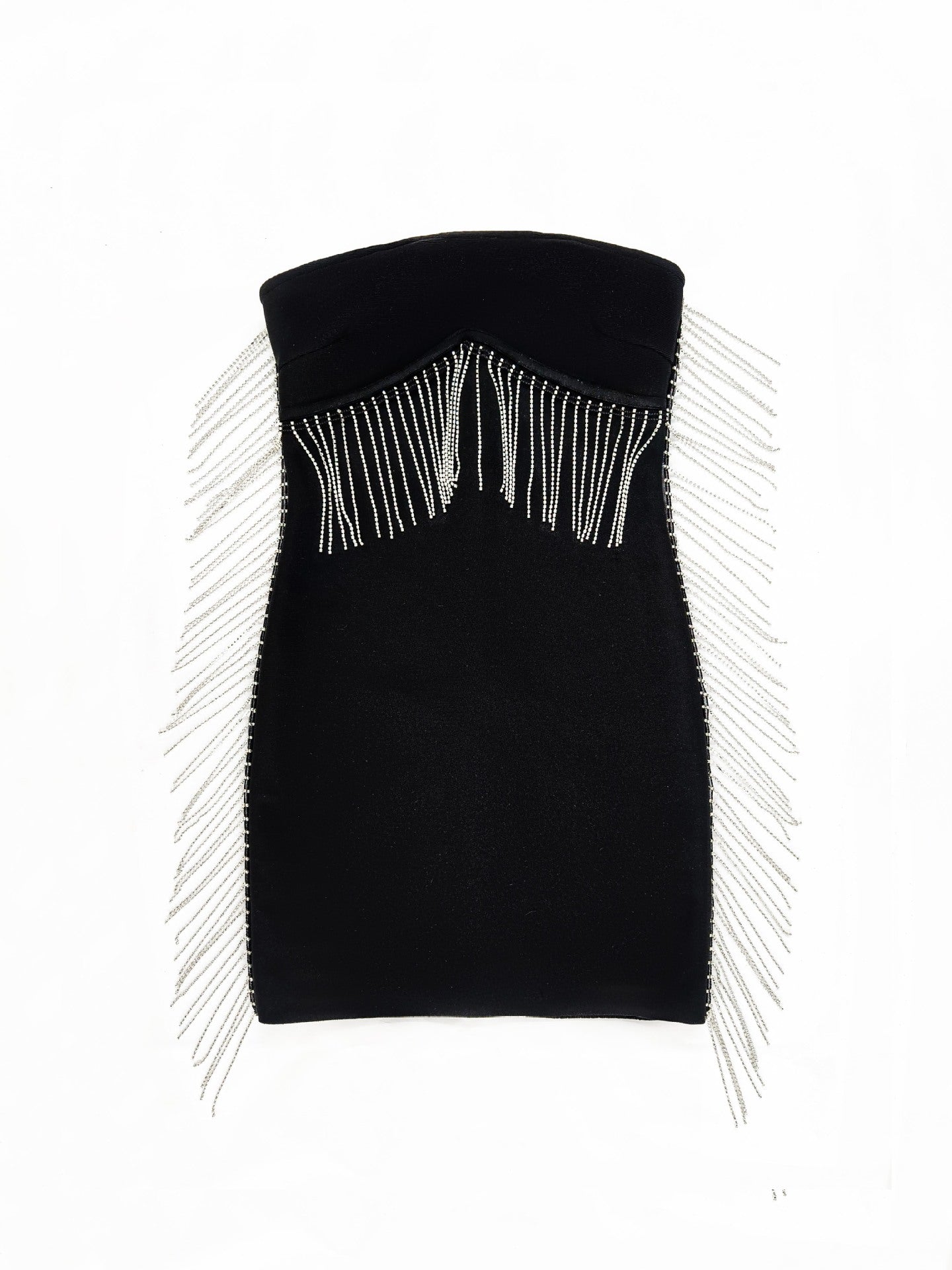 Terlyn Tassel Bandage Mini Dress