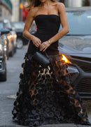 Benicio Strapless A Line Maxi Dress