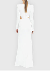 Urania Cutout Crossover Maxi Dress