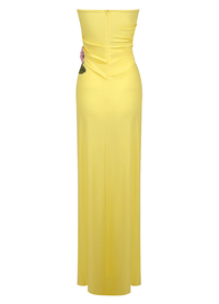 Aaron Embroidered Floral Maxi Dress