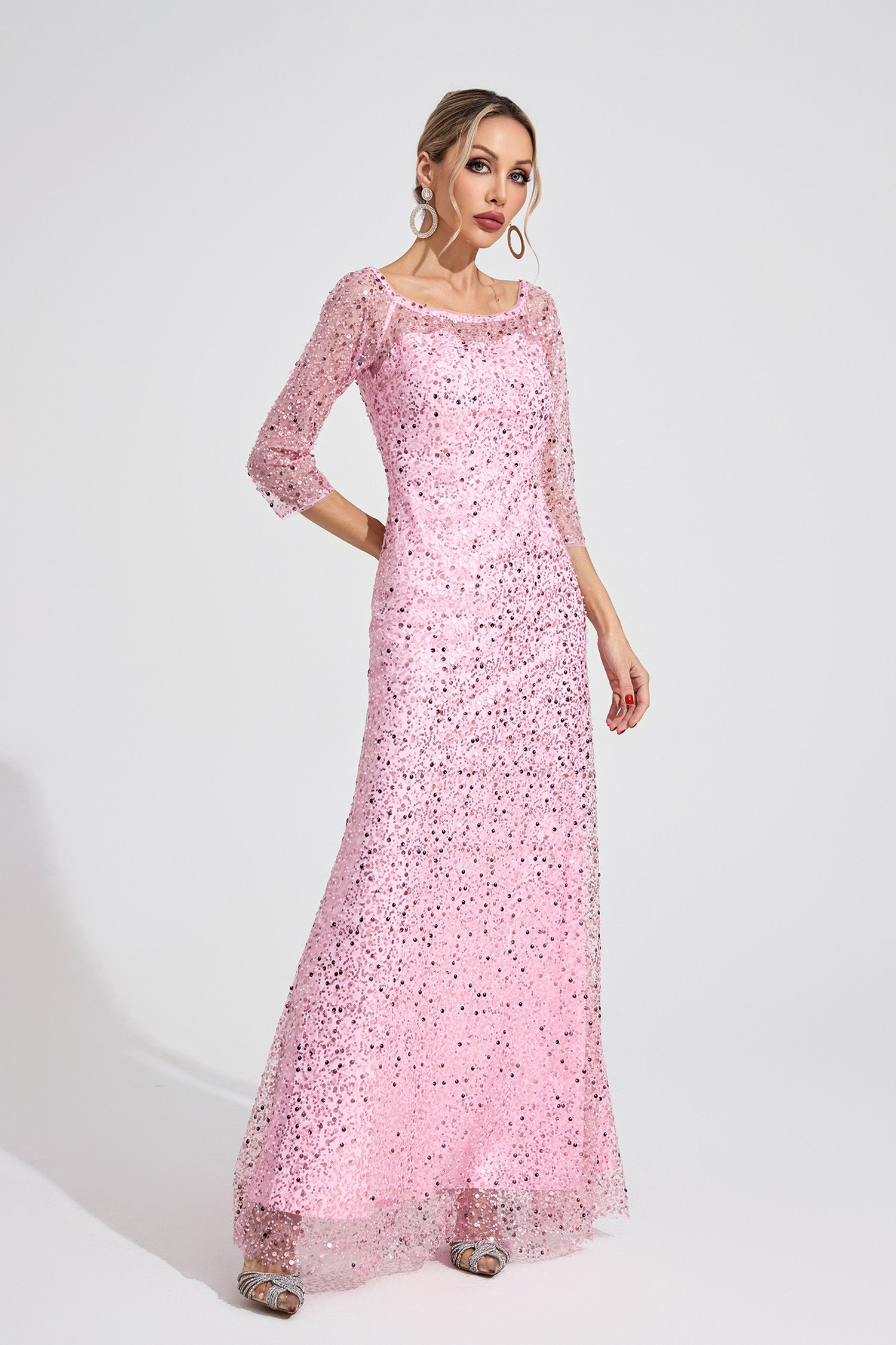 Alderyn Pink Diamond Maxi Dress