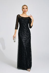 Alderyn Black Diamond Maxi Dress