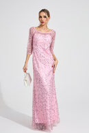 Alderyn Pink Diamond Maxi Dress