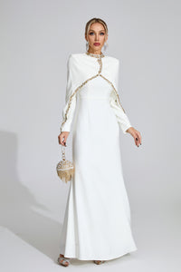 Gelistra Chain Maxi Dress In White