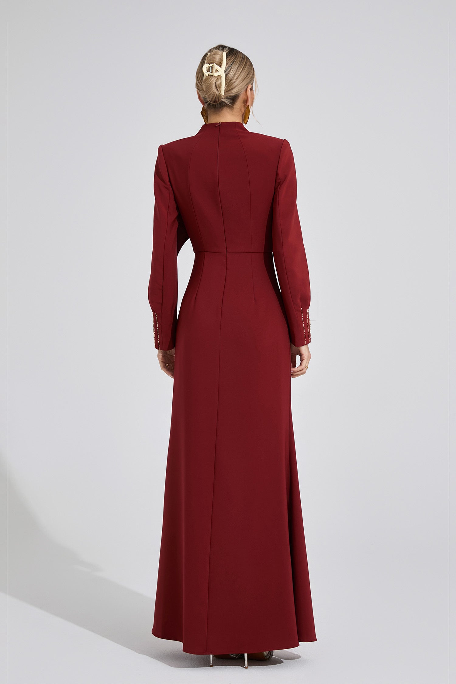Gelistra Red Chain Maxi Dress