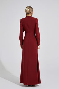 Gelistra Red Chain Maxi Dress