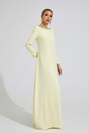 Quorvane Yellow Relaxed Maxi Dress