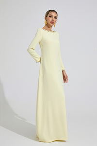 Quorvane Yellow Relaxed Maxi Dress