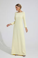 Quorvane Yellow Relaxed Maxi Dress
