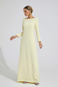 Quorvane Yellow Relaxed Maxi Dress