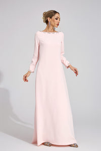 Quorvane Pink Relaxed Maxi Dress