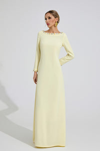 Quorvane Yellow Relaxed Maxi Dress