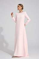 Quorvane Pink Relaxed Maxi Dress