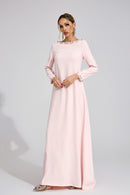 Quorvane Pink Relaxed Maxi Dress