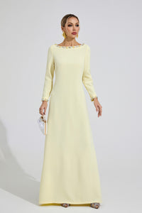 Quorvane Yellow Relaxed Maxi Dress