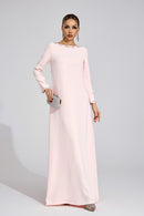 Quorvane Pink Relaxed Maxi Dress