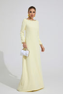 Quorvane Yellow Relaxed Maxi Dress