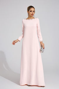 Quorvane Pink Relaxed Maxi Dress
