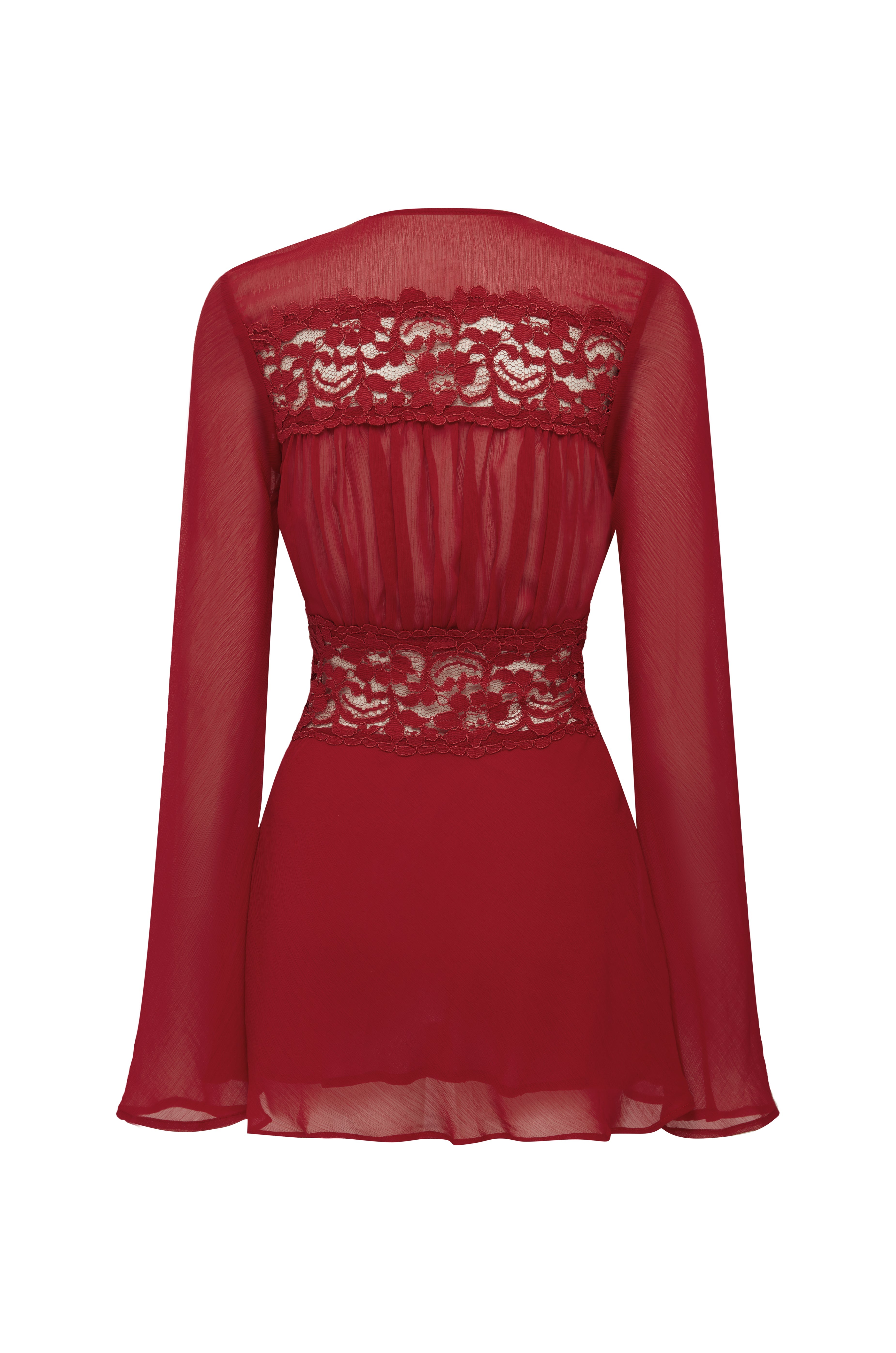 Selvaris Lace Mini Dress