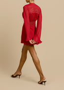 Selvaris Lace Mini Dress