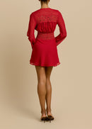 Selvaris Lace Mini Dress