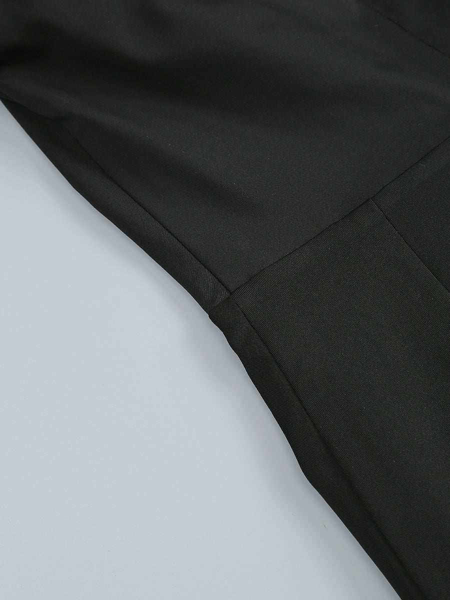 Winnie Floral-Embellished Crêpe Maxi Dress In Black