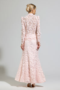 Mervion Pink Lace Set