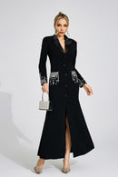 Quelvaron Black Diamond Maxi Dress