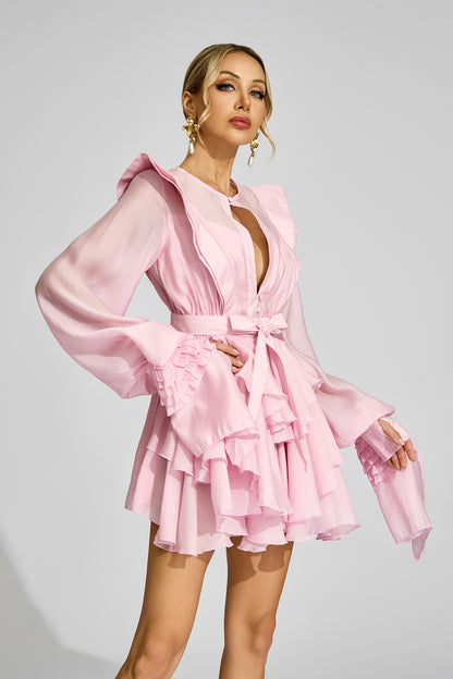 Caldriel Ruffled Maxi Dress In Caldriel