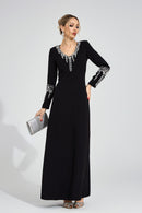 Brithoran Black Diamond Maxi Dress