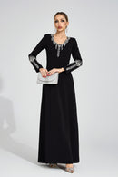 Brithoran Black Diamond Maxi Dress
