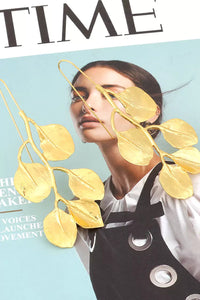 Carwyn Golden Leaves Earrings